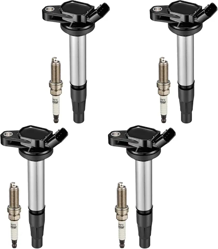 BDFHYK Ignition Coil UF596 and Spark Plug 93501 for Toyota Corolla 09-17