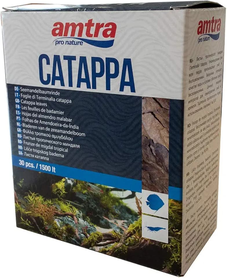 Amtra A3050050 Catappa Leaves, Größe S, 30 Stück