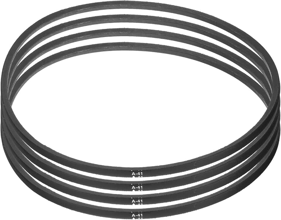 sourcing map 4 Stück A41 oder 4L430 Classic gewickelter Gummi-Keilriemen, 1041 mm Länge