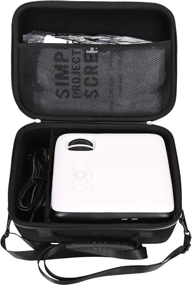Hard Storage Case for HAPPRUN Projector, Travel case for Native 1080P Bluetooth Projector - Tourmate Case Only