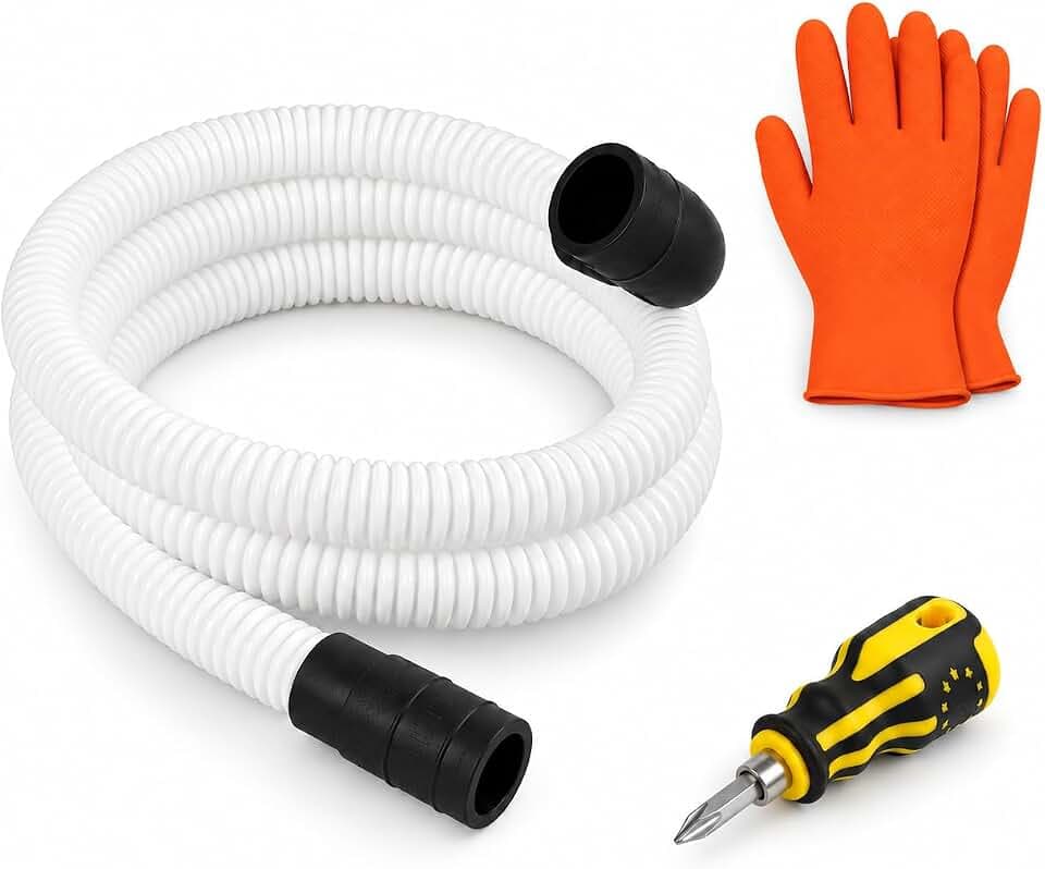 WPW10545278 Dishwasher Drain Hose 65 Inch with Screwdriver & Gloves