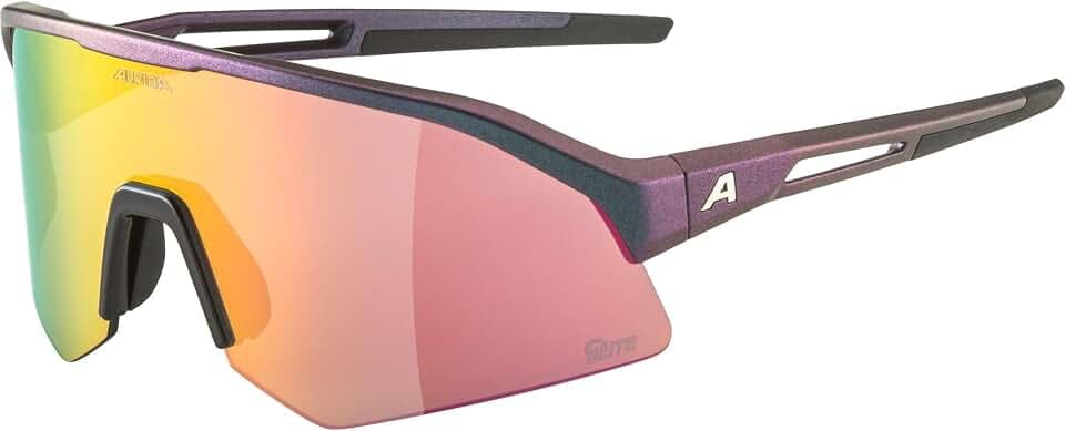 Alpina Unisex Sonic HR Q-LITE - Stylische Sportbrille, schnelle Brille für Damen und Herren