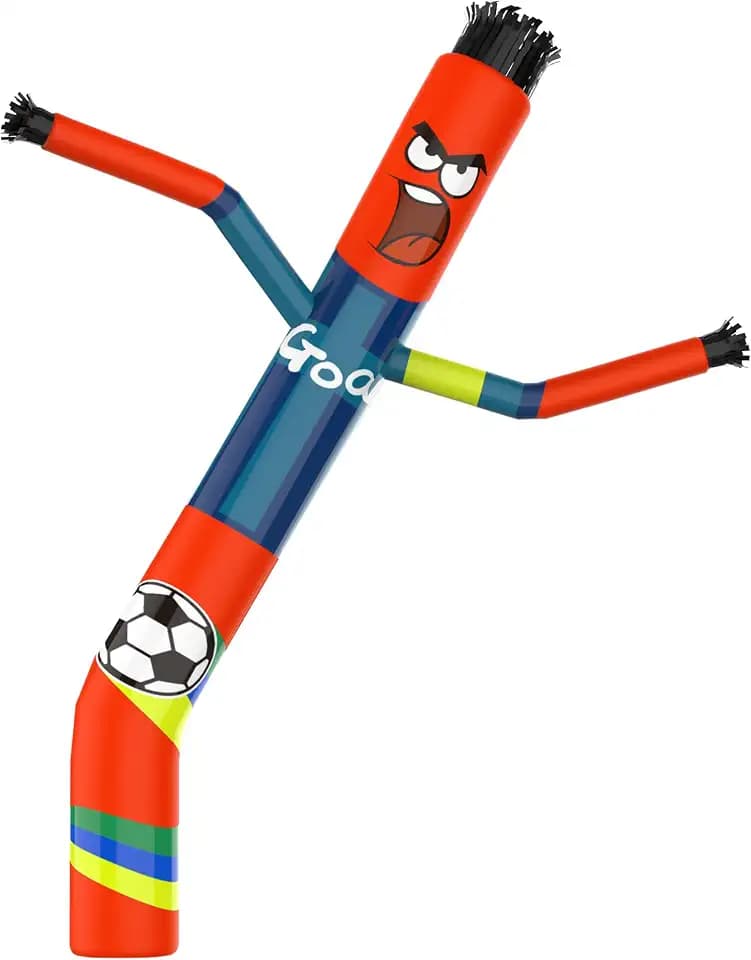 Inflatable Tube Man,20 ft Blow Up Funny Soccer Waving Tube Guy for World Cup Decorations/Commercial Activities,Fit for 18 Inch Blower(Not Including,Orange)
