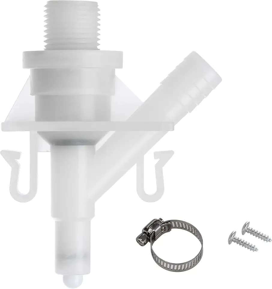 Halotronics RV Toilet Water Valve for Dometic Sealand Pedal-Flush 385311641