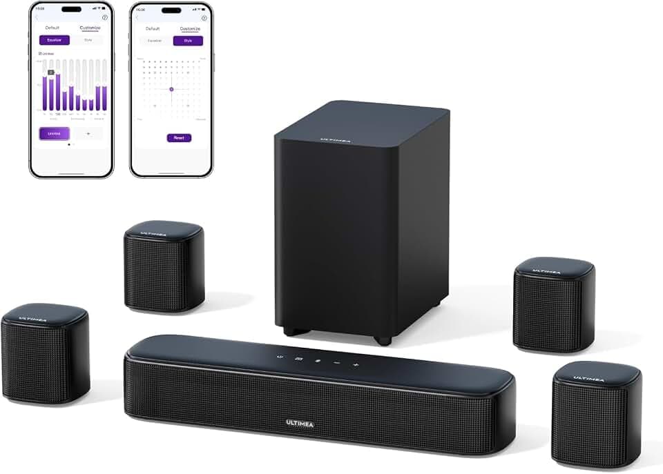 ULTIMEA 7.1 Soundbar für TV, Heimkino Surround Sound System, Aura A40