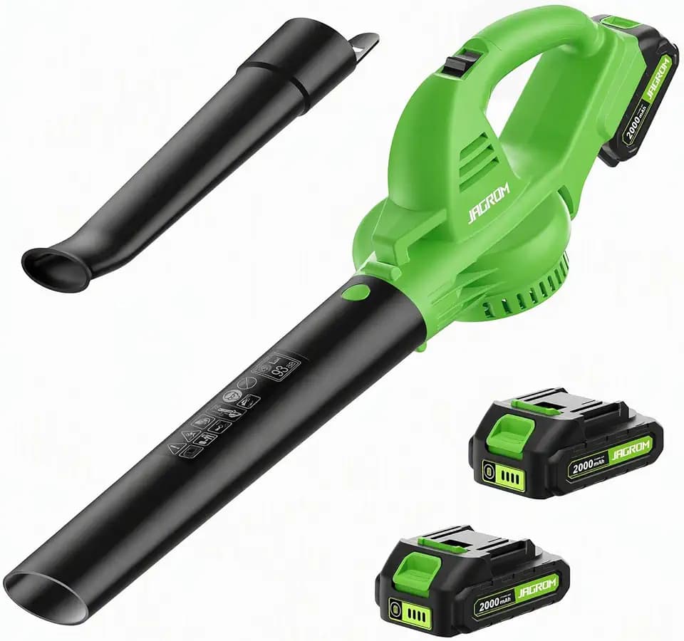 Leaf Blower Cordless with 2.0Ah Battery & Charger, 130MPH 180CFM High Speed