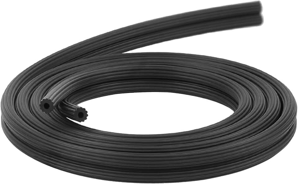 Joycabin 20M Ø5,5mm Gummi Kederband für Fliegengitter Mückengitter Schwarz
