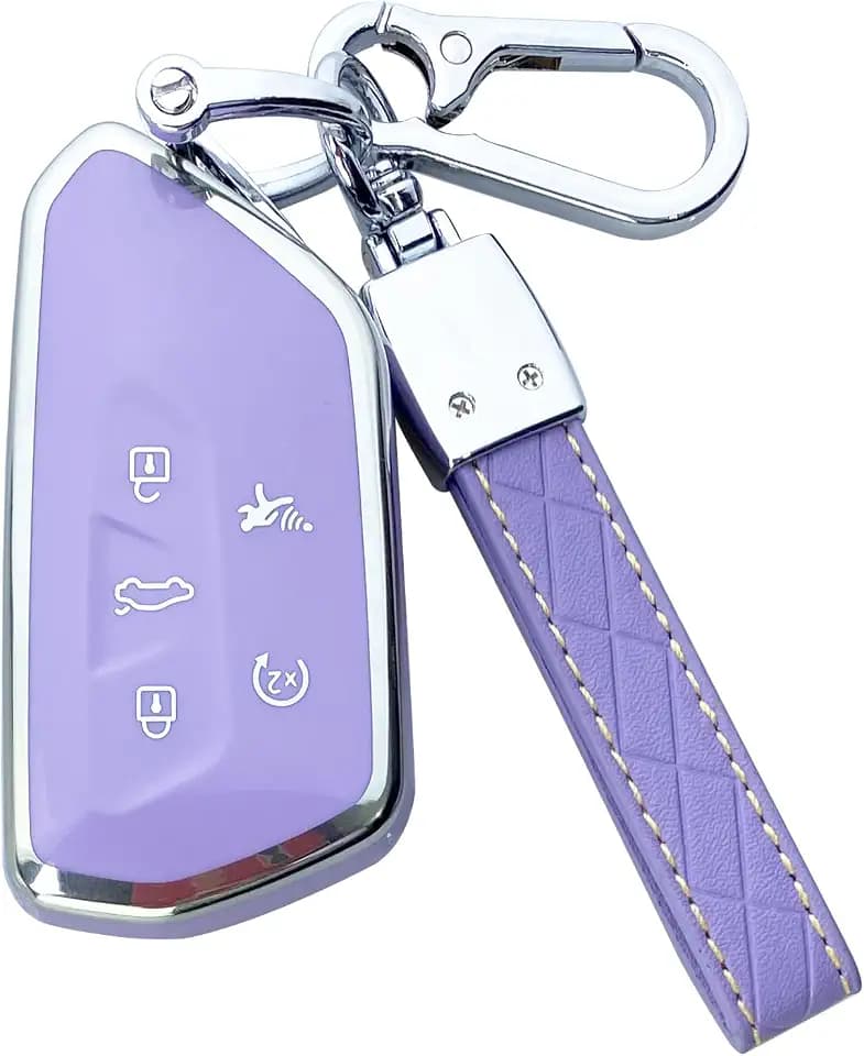 Key Fob Cover Case Compatible with VW Golf 8 ID.3 ID.4 MK4 Tarraco Ateca Skoda Octavia Accessories