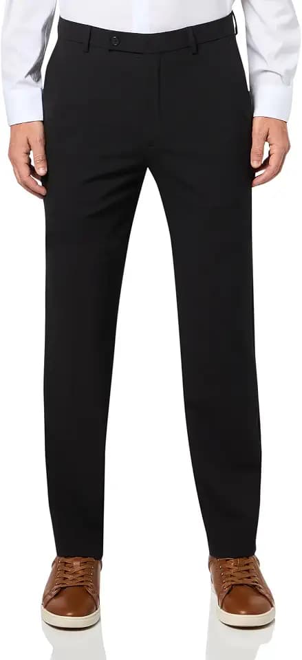 Calvin Klein Men's Slim Fit Stretch Dress Suit Pants for Men, Ultra-Tapered, Wrinkle-Resistant, Moisture-Wicking Fabric