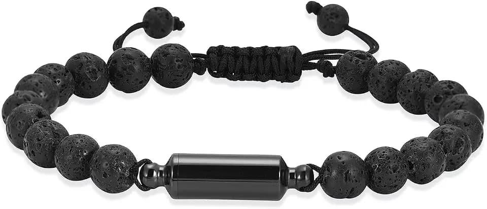 shajwo Cylinder Urn Bracelet for Ashes for Women Men