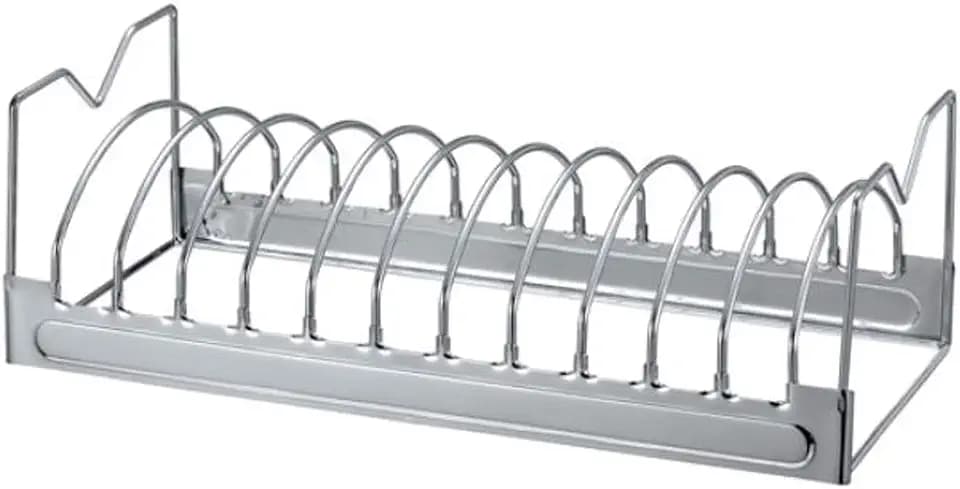 tepro Rippchen-Halter und Bratenkorb, beidseitig verwendbar, verchromt, für bis zu 11 Rippchen oder Braten, Grillzubehör für Gasgrill, Holzkohlegrill und BBQ, ca. 38 x 16,5 x 12 cm