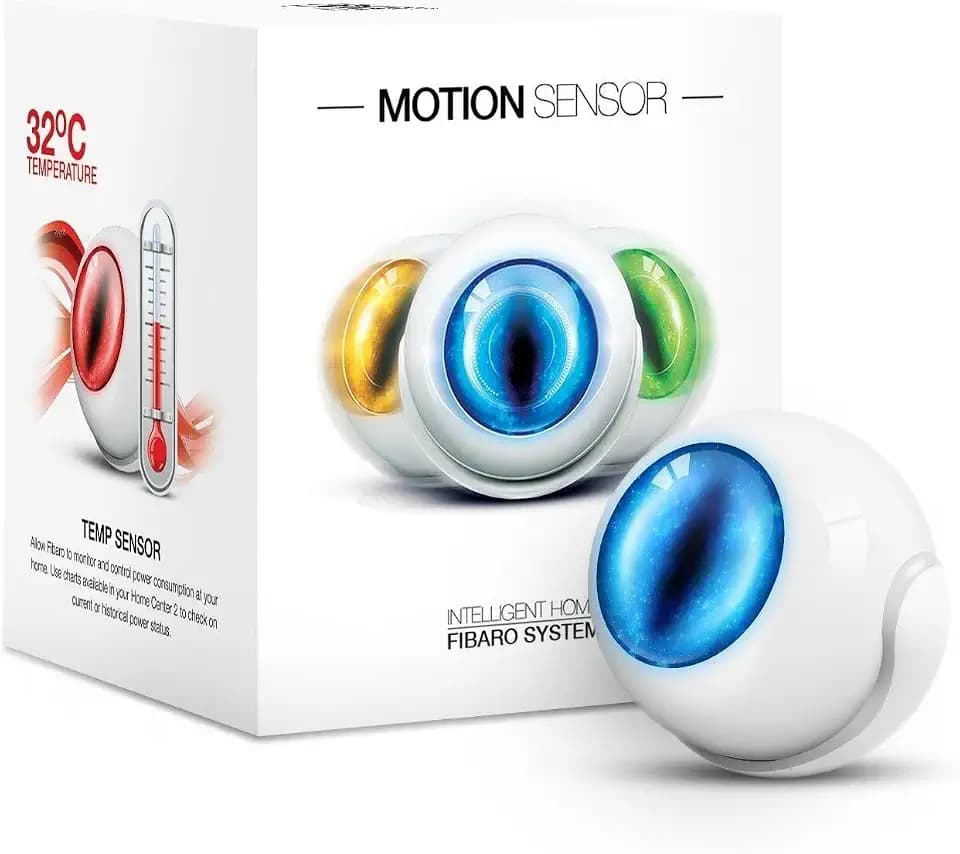 FIBARO Motion Sensor/ Z-Wave Plus Multisensor, Temperatur, Lichtintensitätssensor und Beschleunigungsmesser, FGMS-001