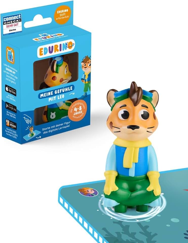 Edurino Figur Leo – Lernspiel App für Kinder ab 4 J. – Gefühle Verstehen