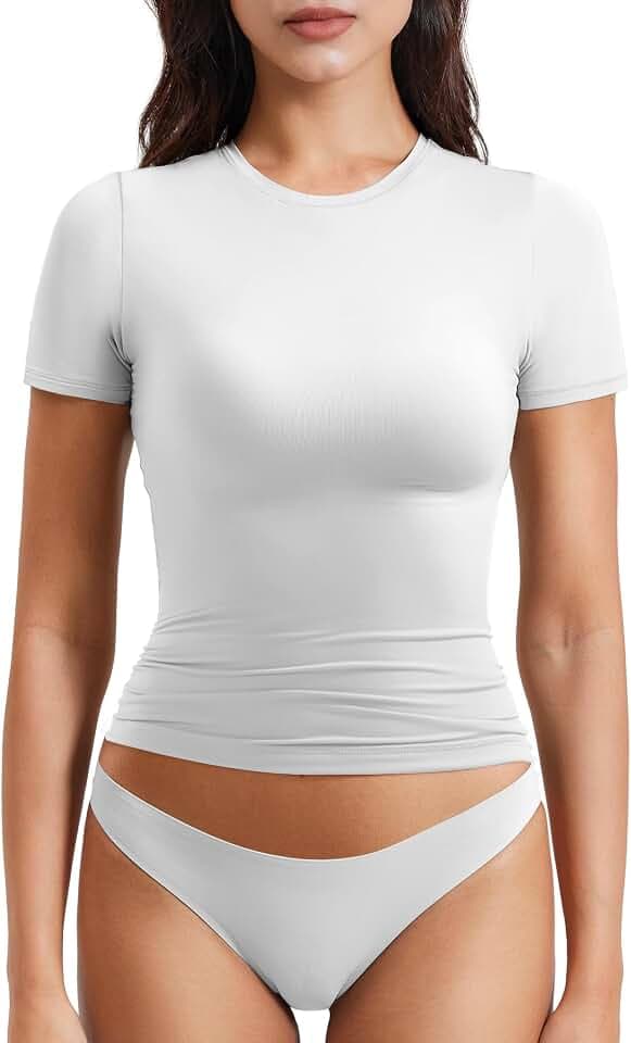 YEOREO Ease Women Fitted Workout Tops