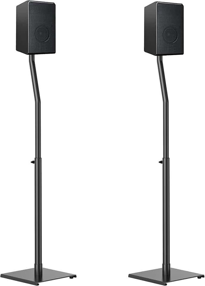 Mounting Dream Lautsprecherständer, Bodenpaar, höhenverstellbar, 71–94 cm