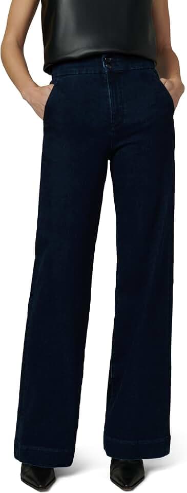 Joe's Jeans Women's The Mason High Rise Wide Leg Denim Trouser