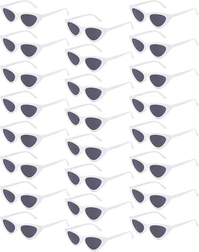 Kanayu 24 Pairs Retro Cat Eye Sunglasses Bulk