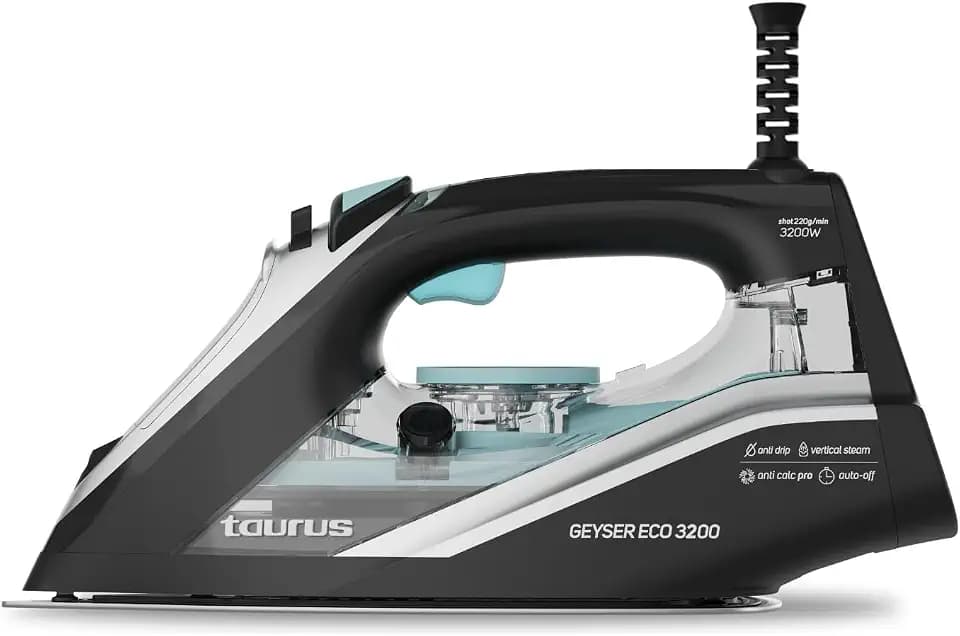 Taurus – Dampfbügeleisen 3200 W, 220 g Dampfstoß, Anti-Kalk, X-Slide