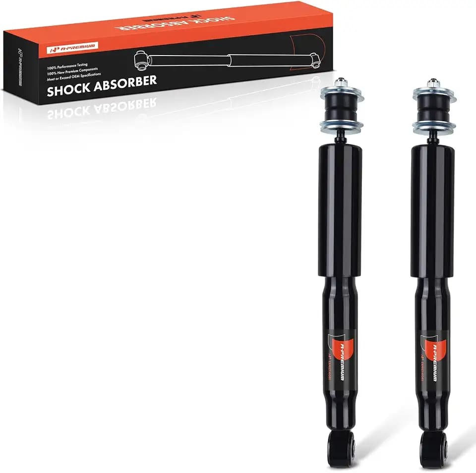 A-Premium Front Shock Absorbers, Set of 2 - Compatible with Chevrolet, GMC