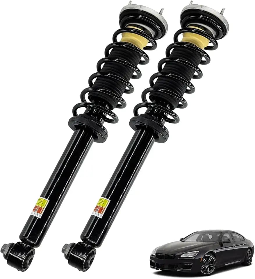 33526784015 2 Packs Rear Shocks Absorber Struts Assembly Compatible With BMW F06 F10 F11 F12 F13 F18 2WD xDrive, for BMW 528i 535i 550i 2011-2016, for BMW 640i 650i 2013-2019 33526784019 Left & Right