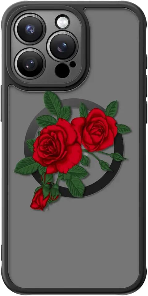 FUNMIKO Cute Phone Case for iPhone 13 Pro Max, Wireless Charging Compatible