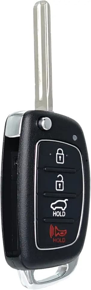 SUPALAND Key Fob Keyless Entry Fits for Hyundai Sonata 2014 2015 2016 2017 Remote Control Flip Key Replacement TQ8-RKE-4F16 95430-C1010 4 Button 46 Chip