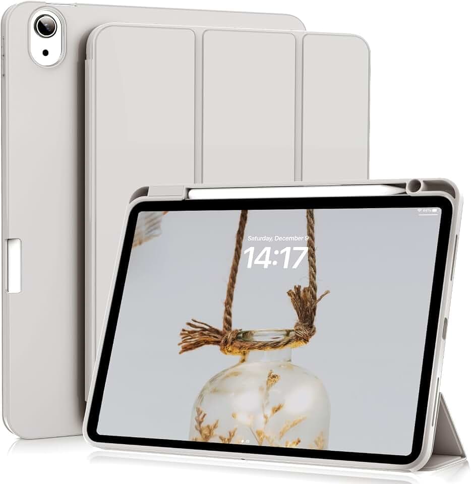 Hülle für iPad Air 11 Zoll M4/M3/M2, iPad Air 5./4. Generation, Grau