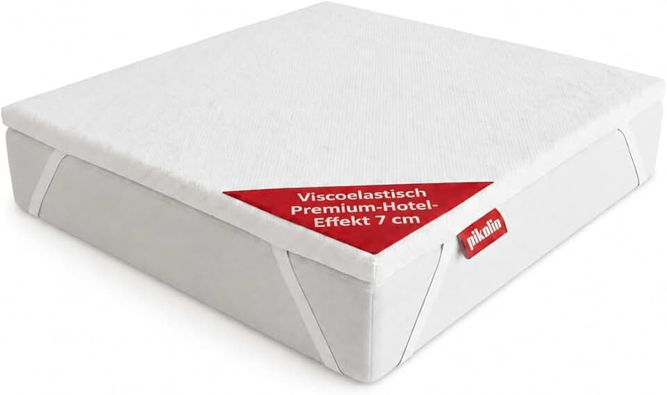 PIKOLIN Matratzen Topper Viskoschaum 7cm, 80x190 cm