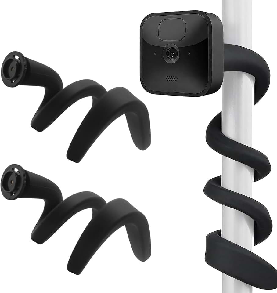 Flexibler Twist Mount, 2 Stück Kamera Halterung Kompatibel mit Blink Mini/Mini 2, Blink Outdoor 4 (4th Gen)/(3rd Gen), Blink XT/XT2, Blink Indoor Kamera, Keine Bohrungen