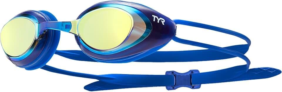 TYR Adult Blackhawk Racing Goggles - Streamlined Performance Swim Goggles