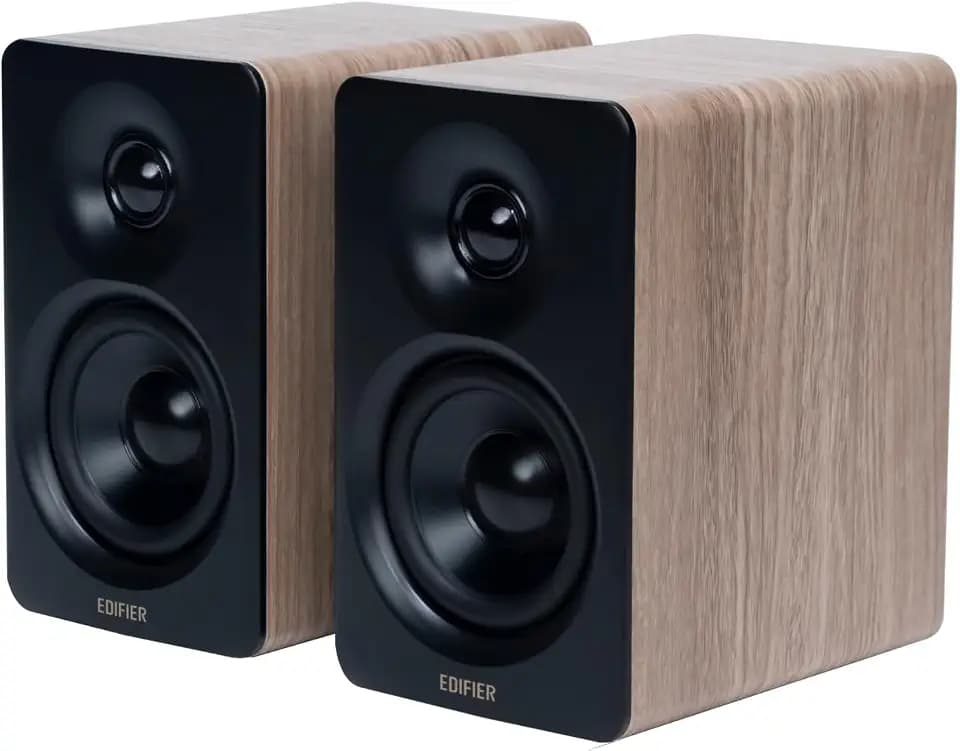 Edifier M60 Multimedia Speaker, 66W RMS Computer Speaker, Classic Oak