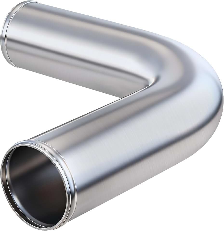 Intercooler Pipe OD 3"/76mm 90 Degree Elbow Aluminum Alloy Tube Bend Intake Tube- Pack of 1