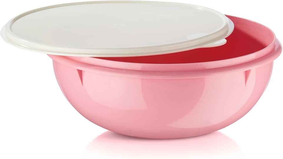 Tupperware Fix-N-Mix Vintage Pink Mixing Bowl - 1.7 Gallon