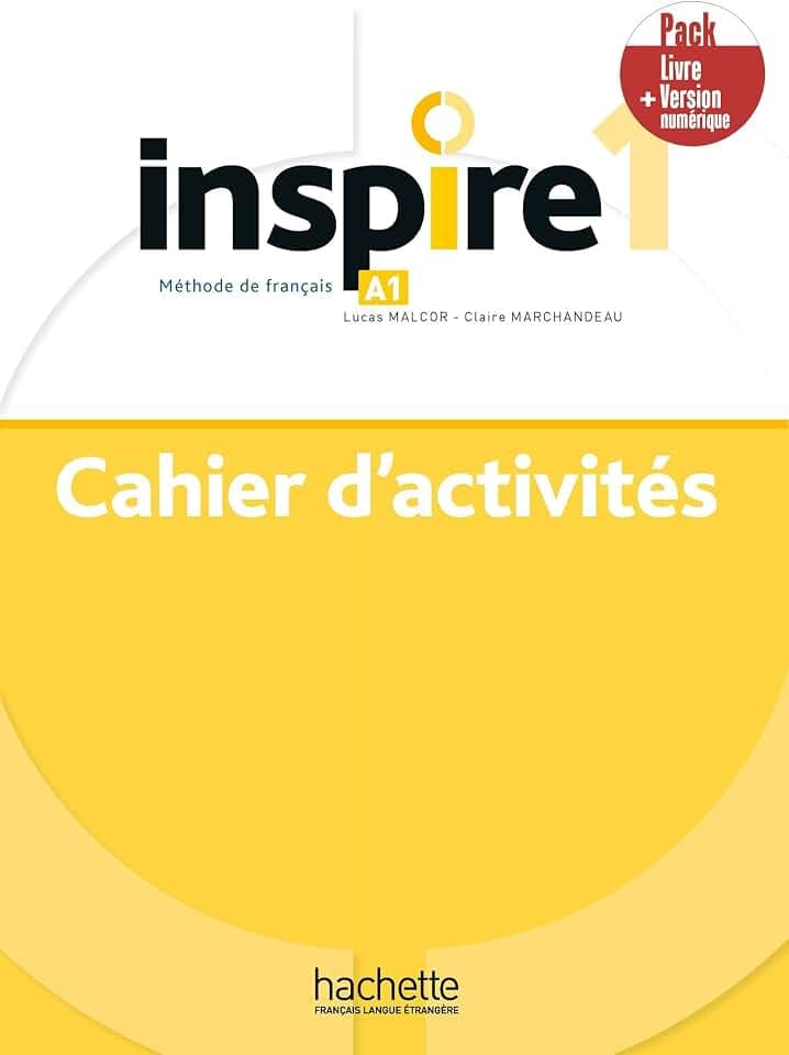 Inspire 1 - Pack Cahier + Version numérique - A1: Cahier d'activites A1 + version numerique