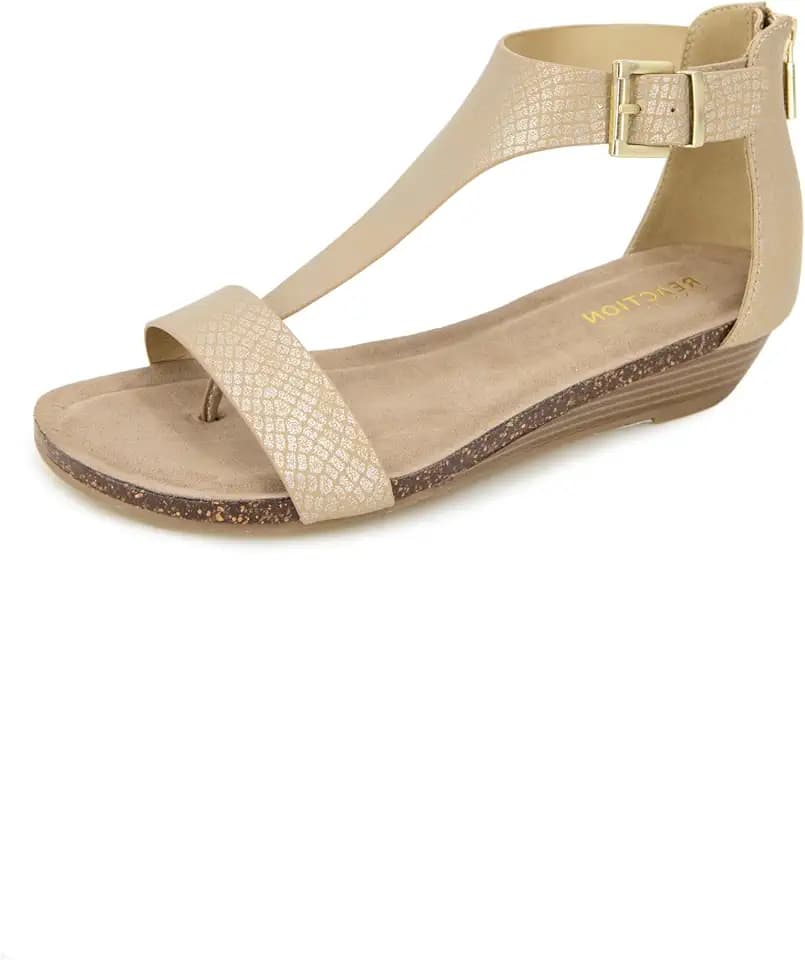 Kenneth Cole REACTION Women's Great Gal T-Strap Wedge Sandal
