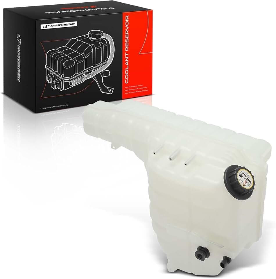 A-Premium Engine Radiator Coolant Expansion Reservoir Overflow Tank [W/Cap]