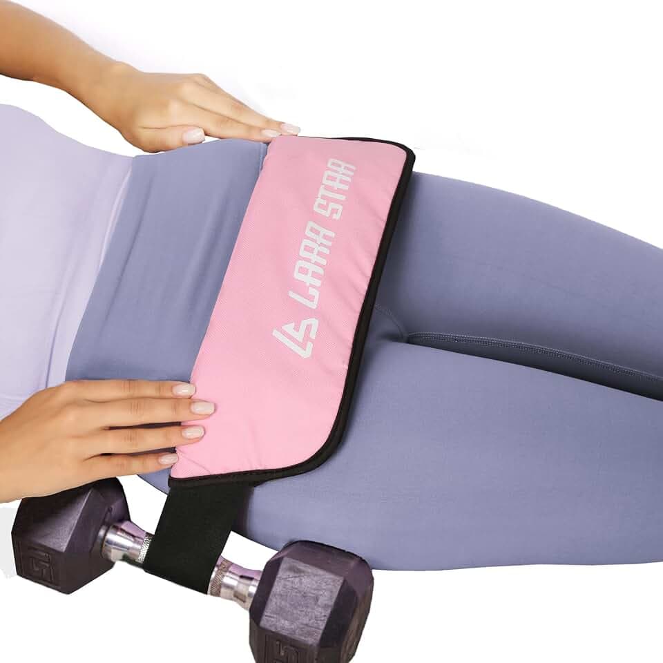 LARA STAR Hip Thrust Belt,Booty Belt for Hip Thrust,Hip Belt Pad for Glute Bridge Butt Workout with Dumbbells Kettlebells for Lunges Reverse Squat