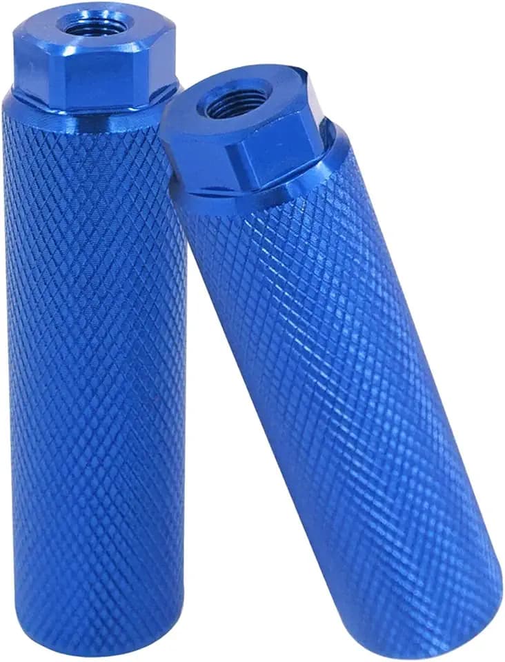 Skyzone Universelle Fahrrad-Fußrasten, 2er-Set Antirutsch-BMX-Stunt-Pegs aus Aluminiumlegierung, Fahrradzubehör für BMX und Mountainbikes