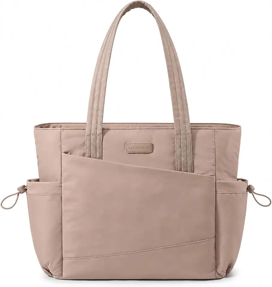 LOVEVOOK Travel Tote Bag for Women, Fits 15.6-Inch Laptop