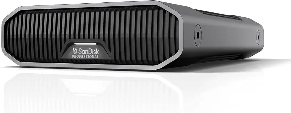 SanDisk Professional 8TB G-Drive Enterprise-Class External Desktop Hard Drive - 7200RPM Ultrastar HDD Inside, USB-C (10Gbps), USB 3.2 Gen 2, Mac Ready - SDPHF1A-008T-NBAAD