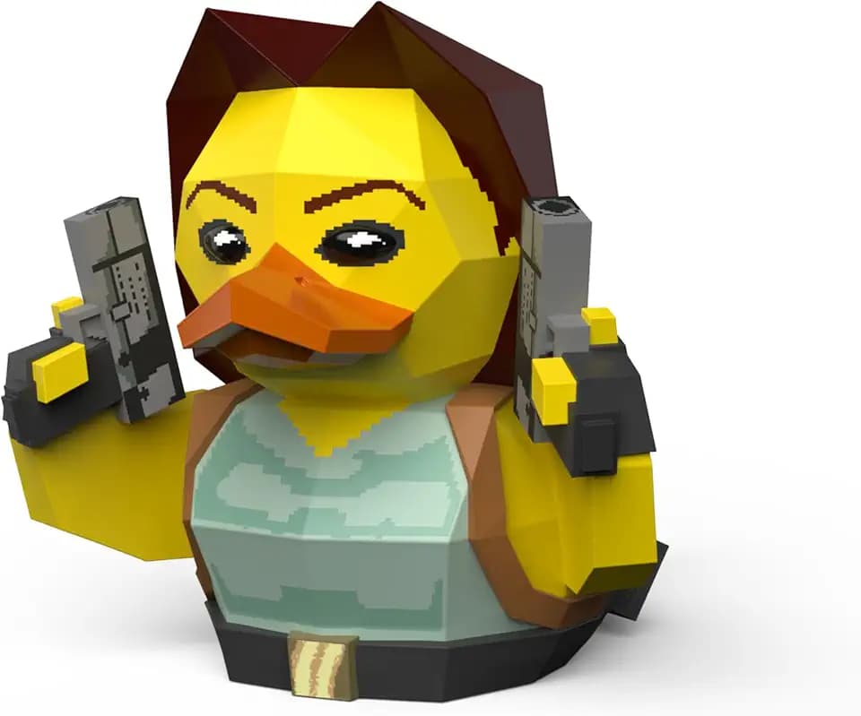 TUBBZ: Tomb Raider Lara Croft Adventurer Rubber Duck Collectible Toy 3.5"