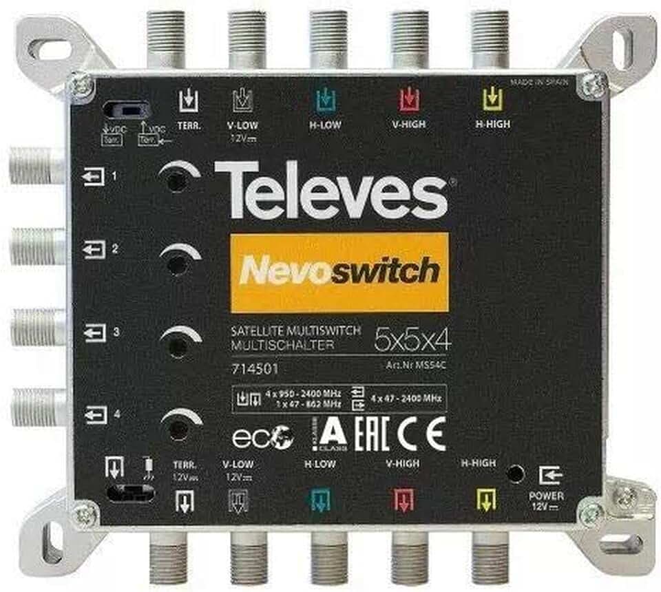 NEVOSWITCH 5x5x4 "F" TERMINAL/CASCADA