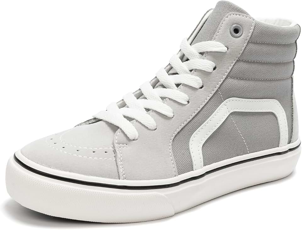 HEVA Damen Klassische Segeltuchschuhe Bequeme Turnschuhe Herren Schnürschuh Trainer Freizeitschuhe