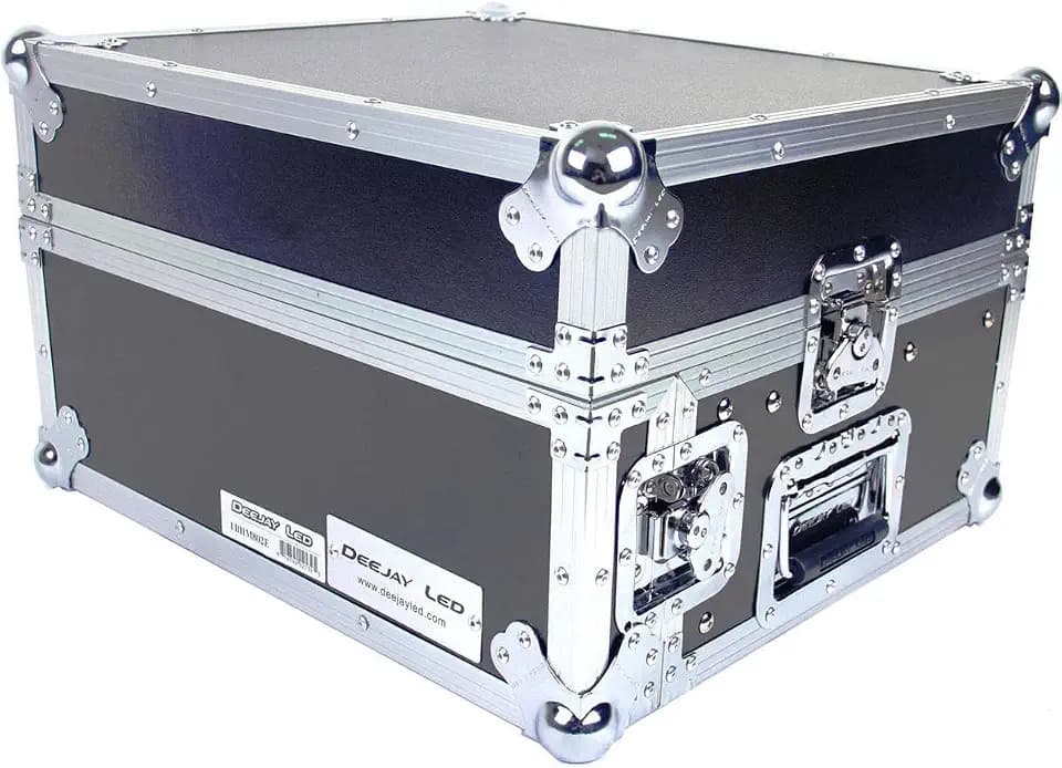 DEEJAY LED Tbh Flight Case 8U Slant Mixer 2 U Vertical Rack System with Full AC Door (TBHM802E)