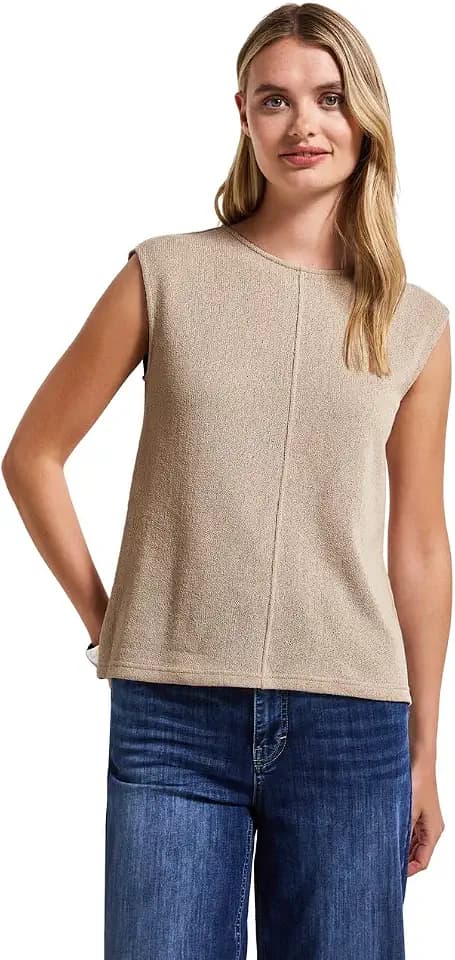 Street One Damen Top im Strick-Look