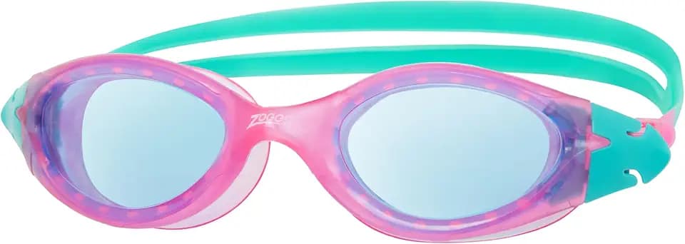 Zoggs Panorama Schwimmbrille Kinder 6-14 – Kinder Schwimmbrille mit UV-Schutz, Antibeschlag, Bequemer, Auslaufsicherer Sitz, Schnell Verstellbares Kopfband, 180° Rundumsicht