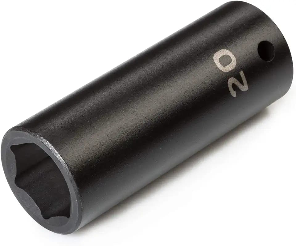 TEKTON 1/2 Inch Drive x 20 mm 6-Point Impact Socket | SID23120
