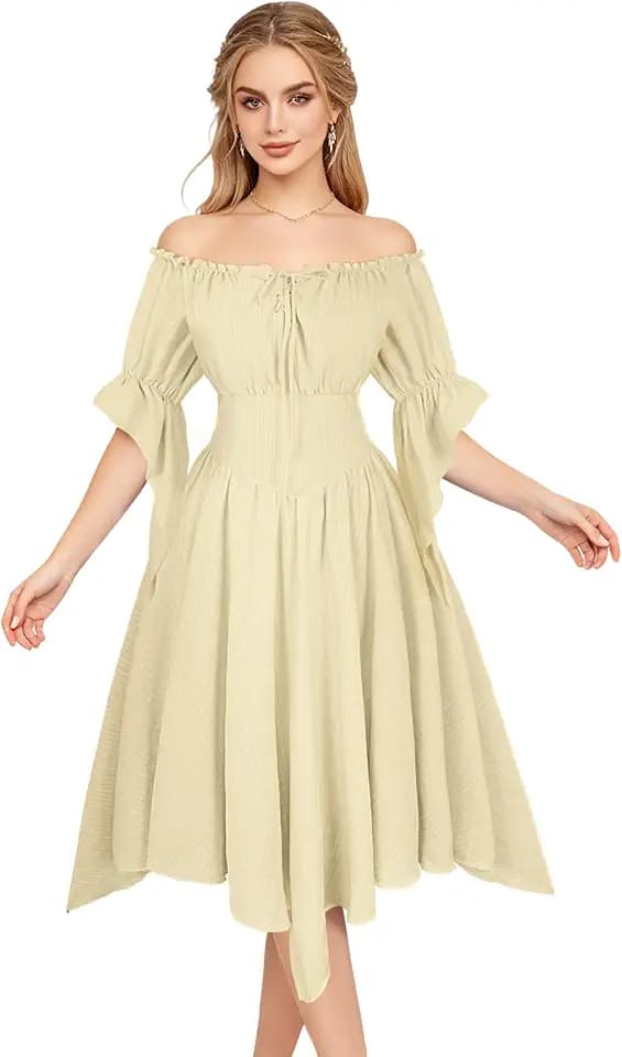 Women's Renaissance Dress Fairy Dresses Medieval Pirate Costume