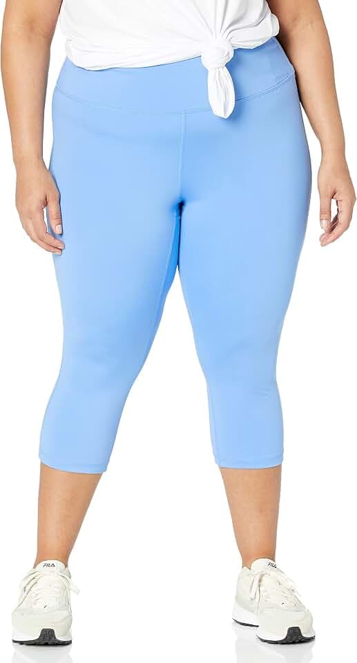 Amazon Essentials Women's High Waisted Active Sculpt Exercise Shaping Capri Leggings