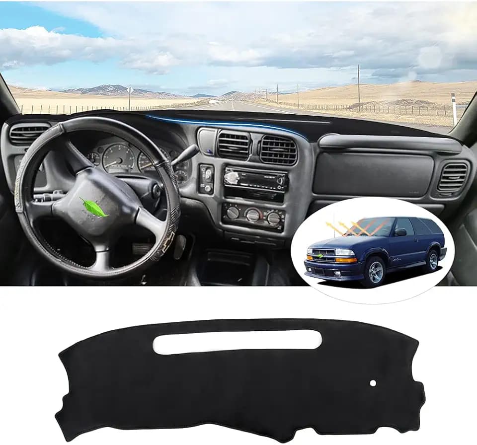 CARTIST Dash Cover for Chevy S10 Blazer 1998-2005/S10 1998-2004 Dash Mat